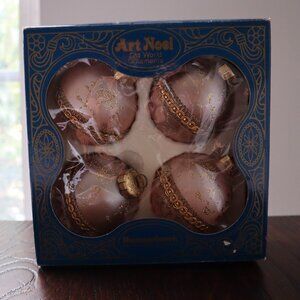 Rare Vintage Hummelwerk "Art Noel" Christmas Ornaments Set (Goebel Era)